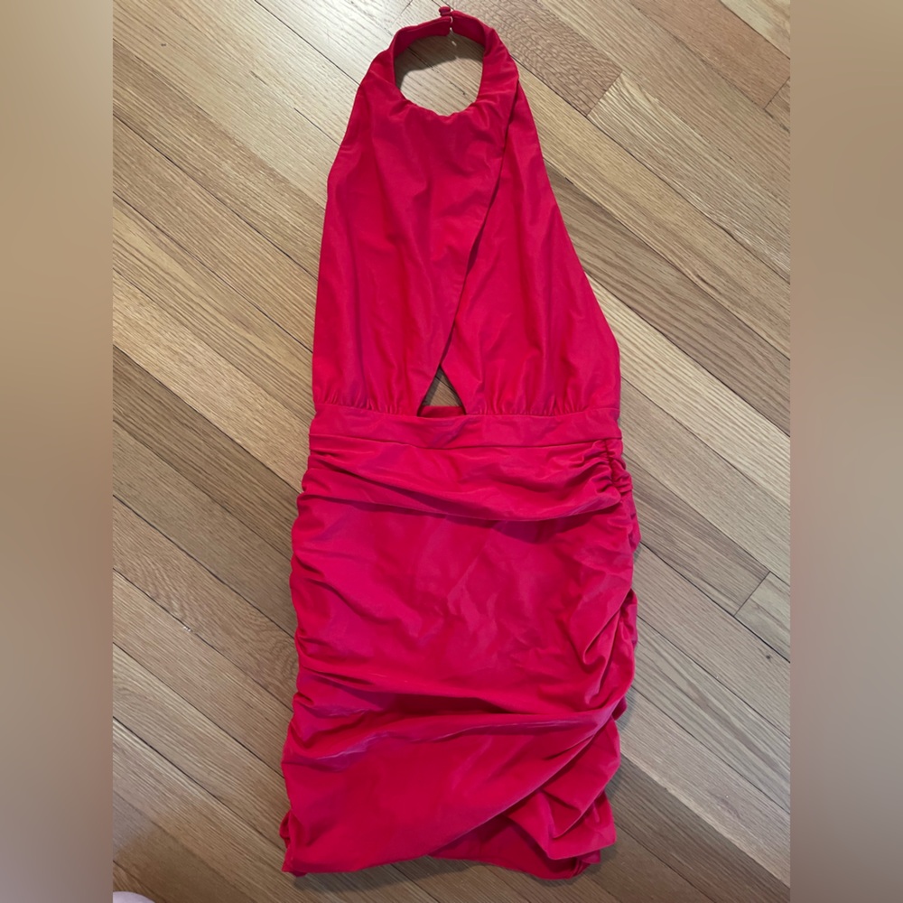 Tiger Mist Red Mini Dress